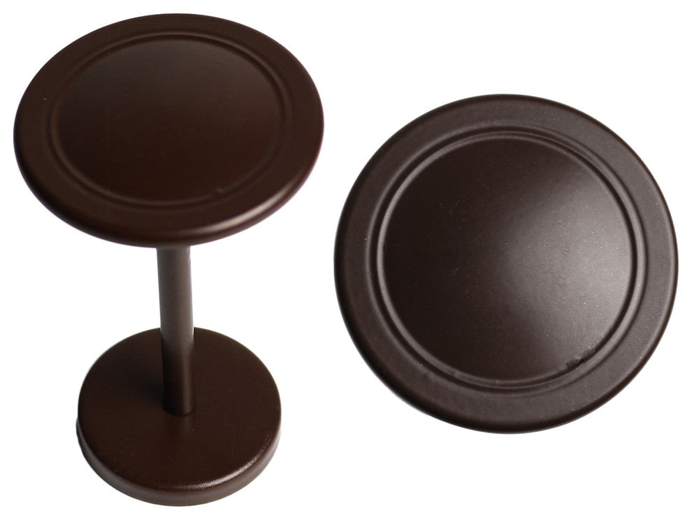 Button Medallion Drapery Holdback, Bronze, 1 Pc.