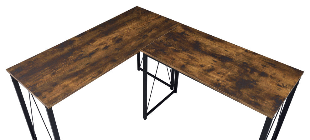 ACME Zaidin Writing Desk, Weathered Oak