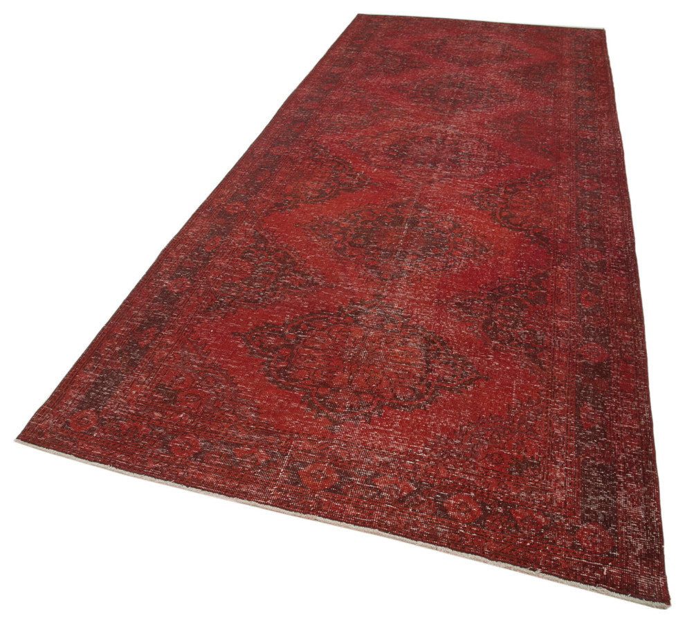 Rug N Carpet - Handwoven Oriental 5' 0" x 12' 6" Antique Runner Rug