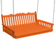 Poly Royal English Swingbed, Orange, 75 Inch