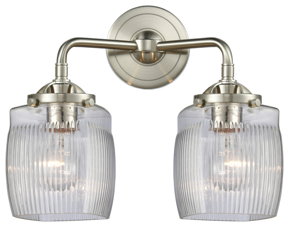 INNOVATIONS LIGHTING 284-2W-SN-G302-LED Colton 2 Light Bath Vanity Light