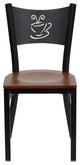 Restaurant Tables and Chairs, "Matias" Coffee Back Casual Dining Chair, Cherry