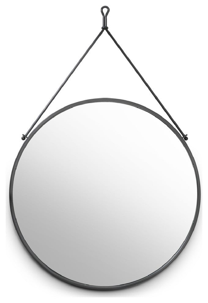 Round Brass Hanging Mirror | Eichholtz Morongo, Bronze