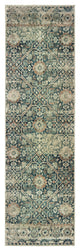 Oriental Weavers Raleigh Blue/ Ivory Geometric Indoor Area Rug 2'3"X7'6"