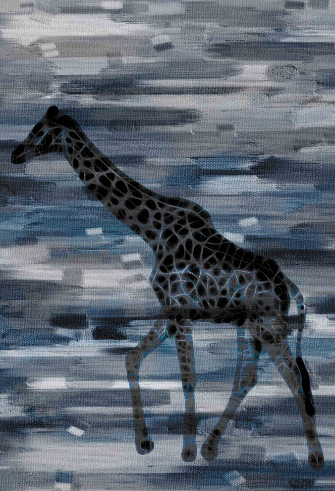 "Tall Walker" Print on Canvas, 12"x18"