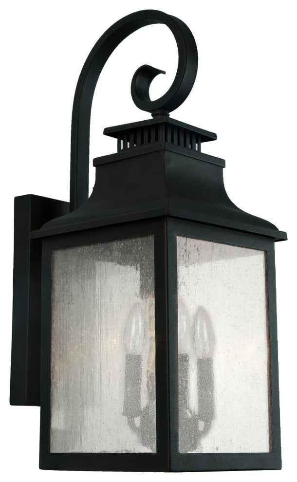 Morgan 4 Light Exterior Lighting in Imperial Black Finish