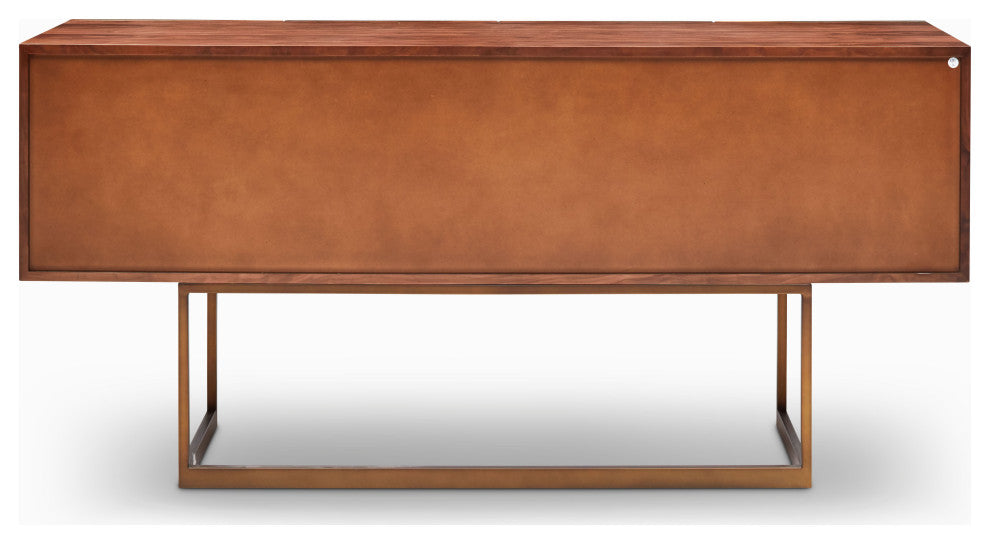 Cube Sideboard, Walnut, Vintage Copper
