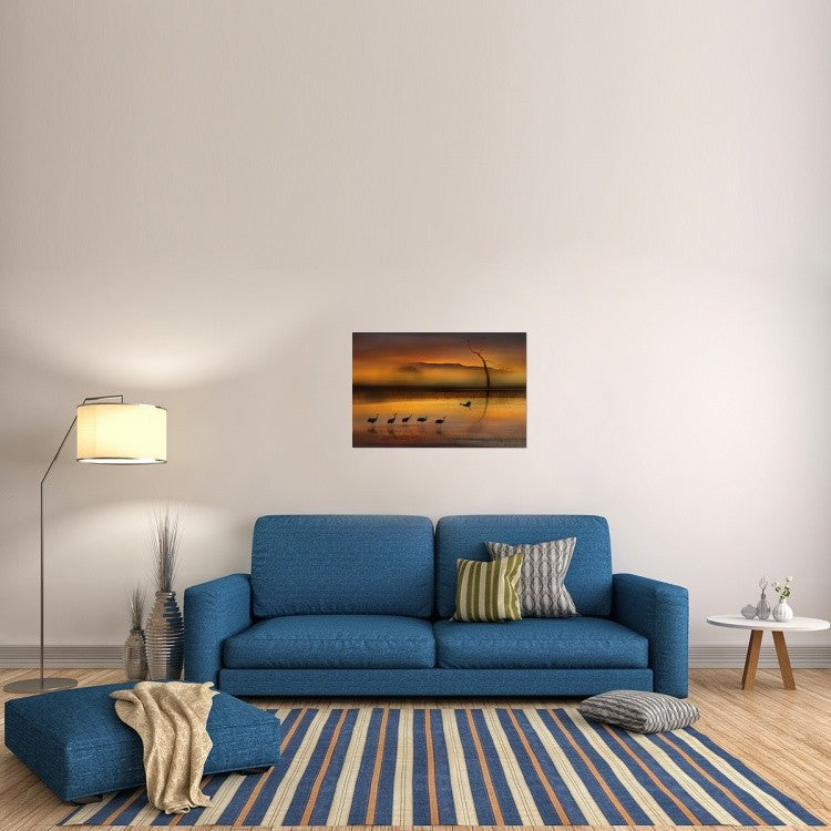 "We Are Here Waiting For You" Stretched Canvas Giclee by Shenshen Dou, 36x24"