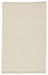 Jaipur Living Alondra Handmade Solid Cream Rug, 9'x12'