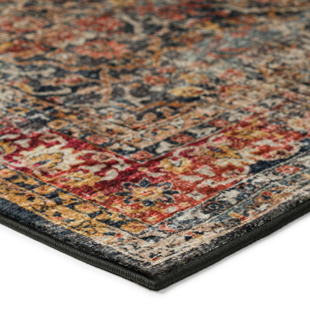 Jericho JC3 Charcoal 8' x 8' Round Rug