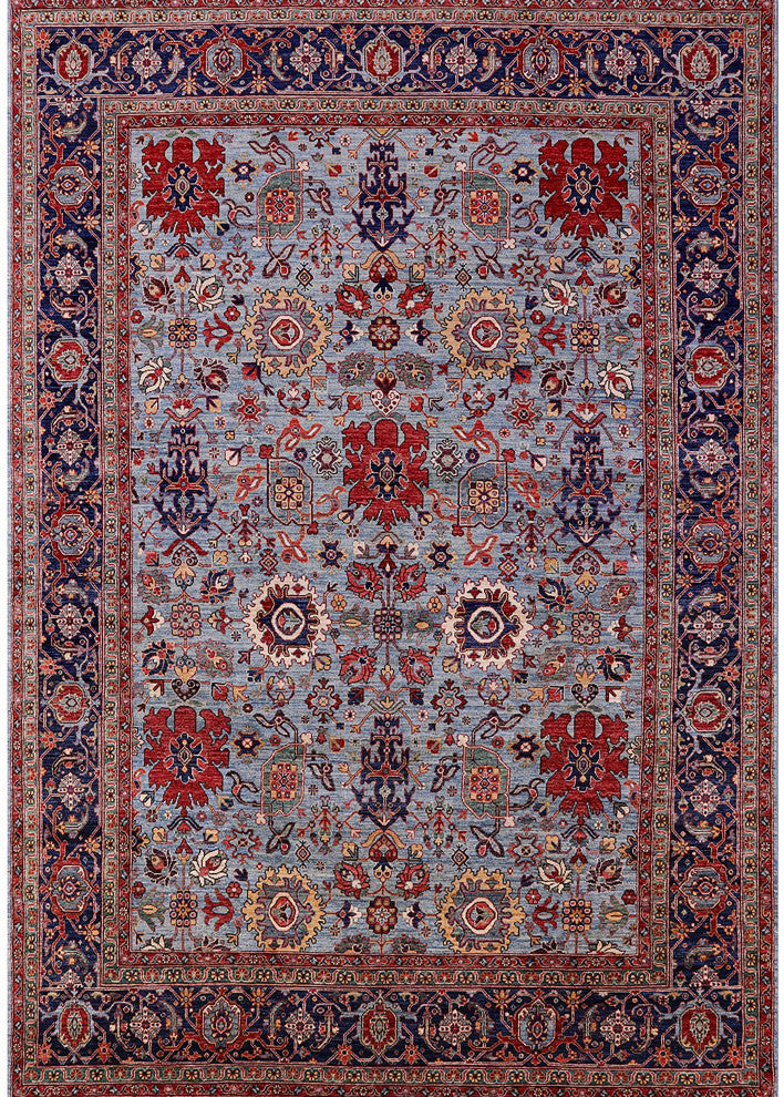 Ahgly Company Indoor Rectangle Mid-Century Modern Area Rugs, 7' x 10'