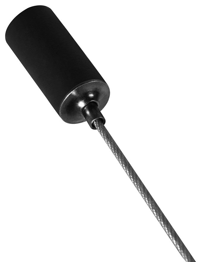 Atria 51" ETL Certified Integrated LED Chandelier, Black