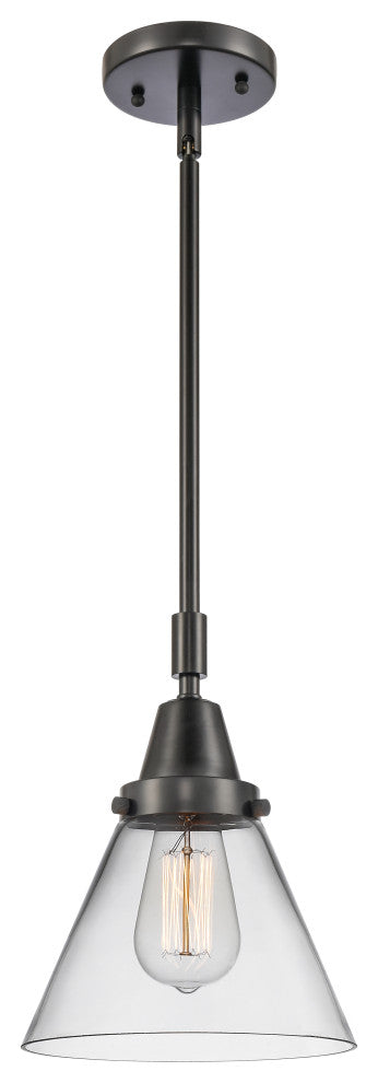 INNOVATIONS LIGHTING 447-1S-BK-G42-LED Large Cone Mini Pendant