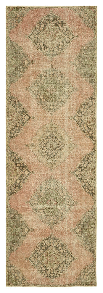 Rug N Carpet - Handmade Oriental 3' 9" x 11' 4" Tribal Runner Rug