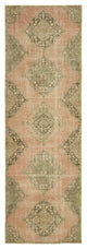 Rug N Carpet - Handmade Oriental 3' 9" x 11' 4" Tribal Runner Rug