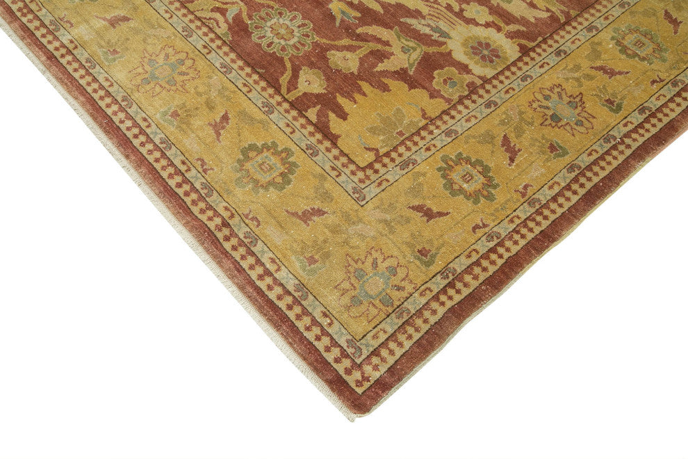 Rug N Carpet - Hand-Knotted Oriental 8' 2" x 9' 9" Pastel Oushak Area Rug