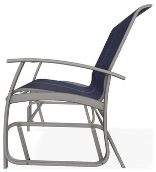 Belle Isle Sling 2-Seat Glider, Collect Indigo/Warm Gray