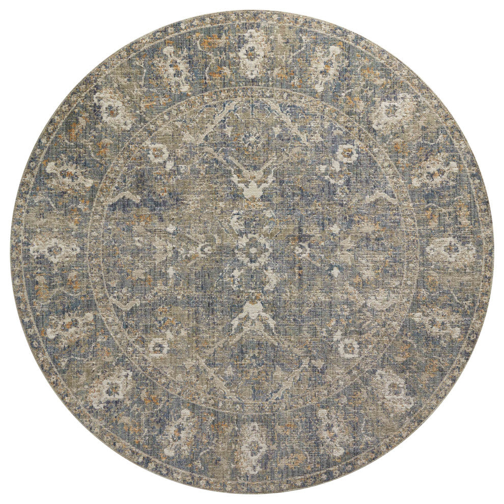 Chris Loves Julia x Loloi Rosemarie Sand/Lagoon 10'-0" x 14'-0" Area Rug