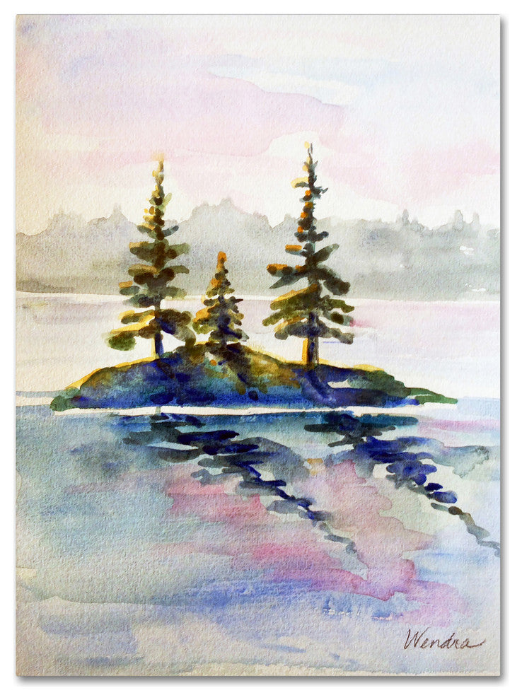 Wendra 'Little Island' Canvas Art, 18x24