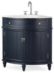 24"� Triadsville Navy Blue Corner Bath Vanity