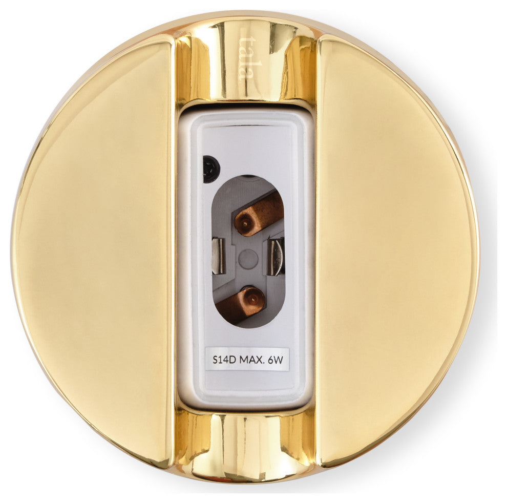 Kilter Wall Light 640mm Length 2200K Solid Brass
