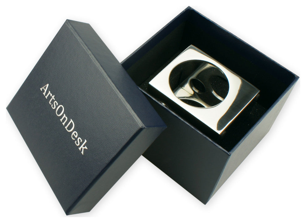 Tea Light Holder, Stainless Steel, Mirror Polish.