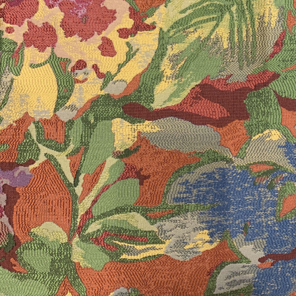 Plutus Multi-Color Garden Floral Luxury Throw Pillow, 20"x30"