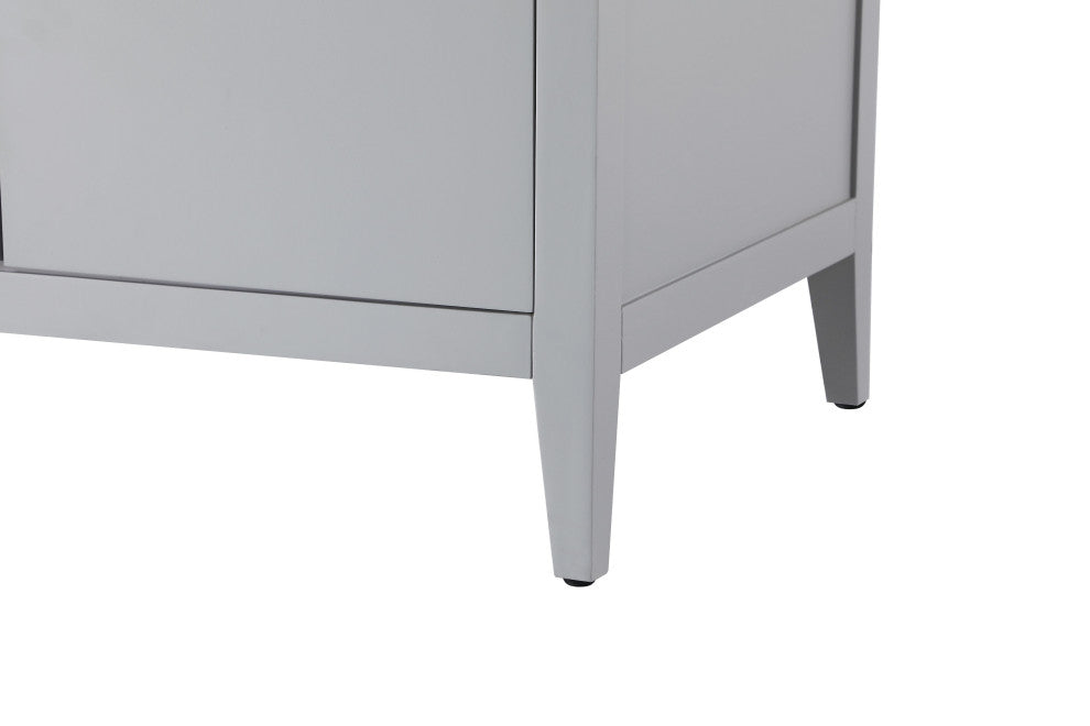 Home Living 84" Double Bathroom Vanity, Grey