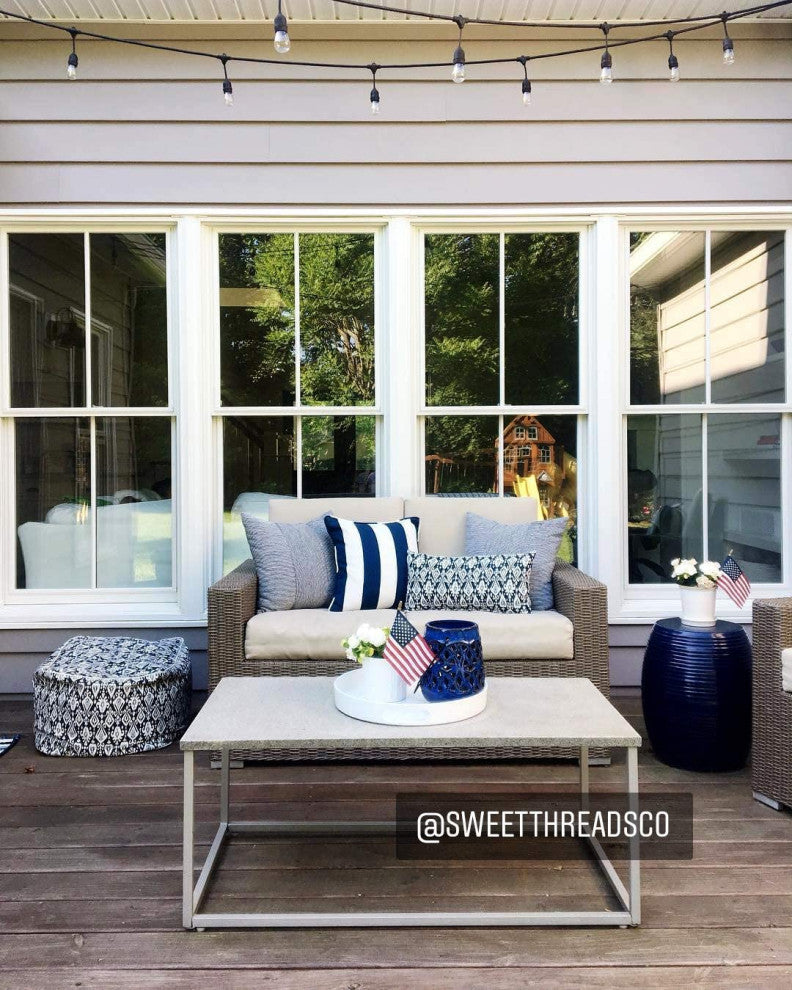 Brightech Ambience Pro - Waterproof LED Outdoor String Lights - 1W Vintage, 48 Ft String