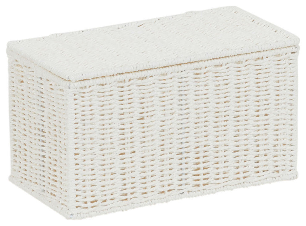 Small Wicker Basket With Lid