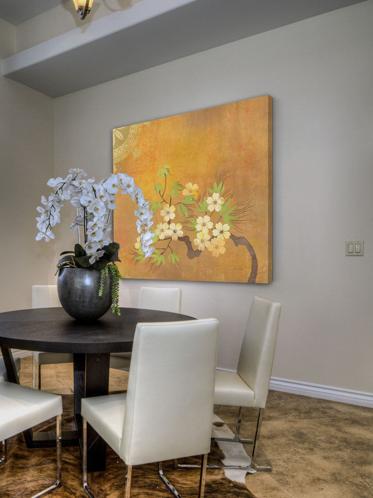 "Zen Chakra IV" Painting Print on Canvas by Evelia