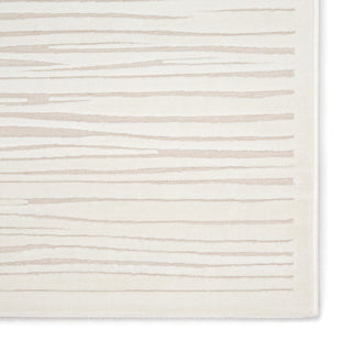 Jaipur Living Linea Abstract White Area Rug, 6'x6'