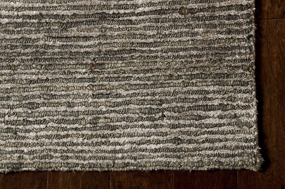 Calvin Klein Home Mesa 4' x 6' Hematite Modern Indoor Area Rug