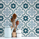 Santa Rosa Tile Stencil, DIY Faux Tiles, Cement Tile Stencils, Extra Large