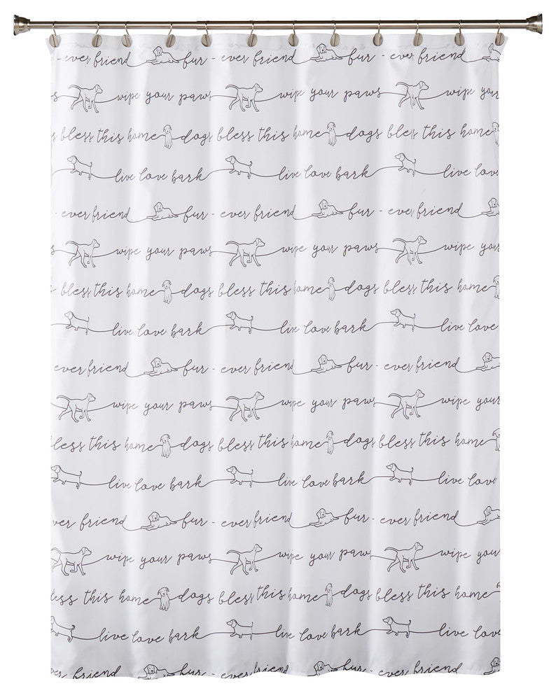 SKL Home Fur Ever Friends Shower Curtain