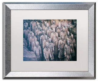 Philippe Hugonnard 'Terracotta I' Art, Silver Frame, White Matte, 20"x16"