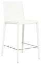 Elite Living Prima Modern 26" Counter Height Bar Stool, White