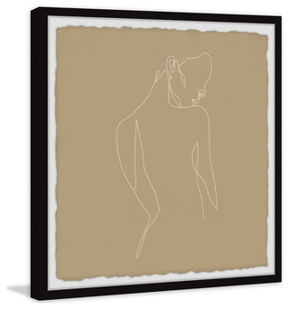 "Forget Your Past" Framed Painting Print, 12x12