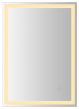 Pax Anti-Fog Front/Back-lit Bath Vanity Mirror, Touch Control, 28"X 20" X 1.25"