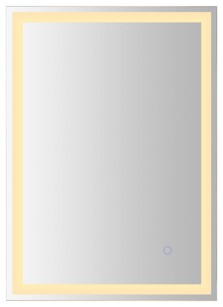 Pax Anti-Fog Front/Back-lit Bath Vanity Mirror, Touch Control, 28"X 20" X 1.25"
