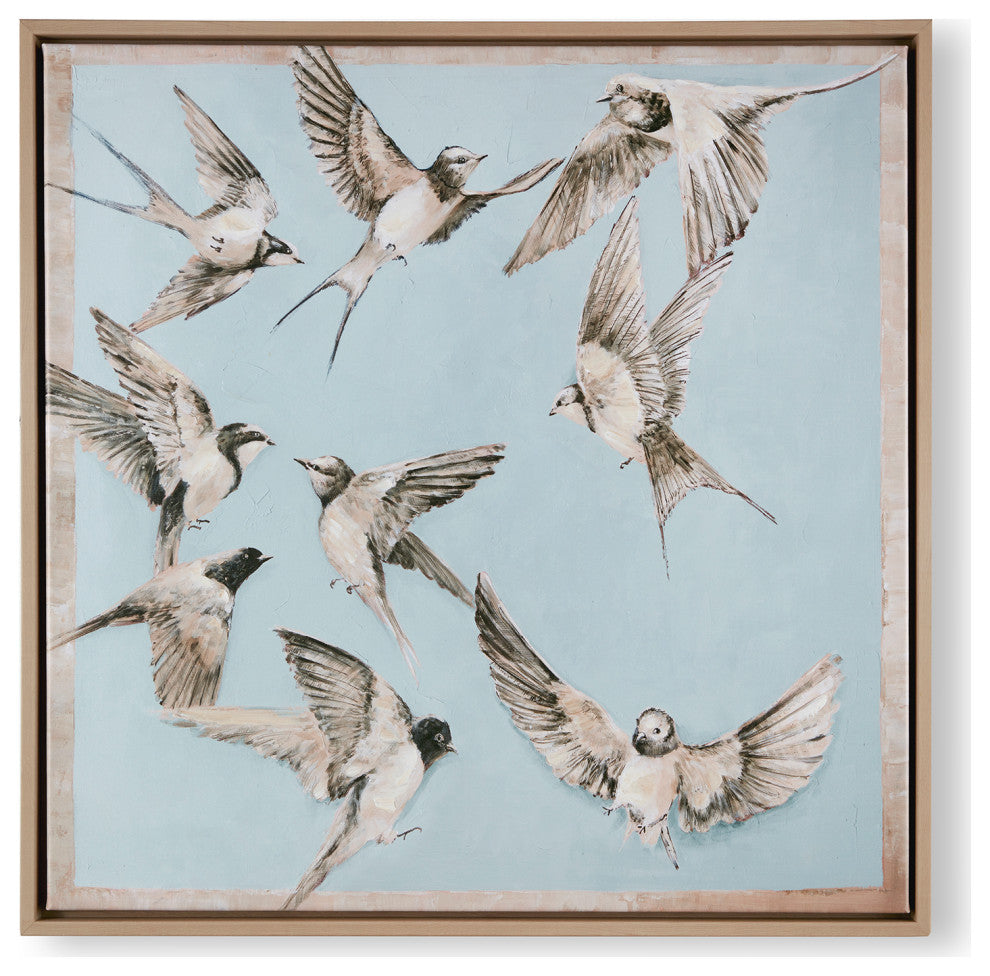 Take Flight Framed Canvas Wall Art