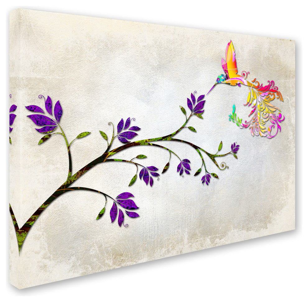 Tina Lavoie 'Hummingbird of Paradise' Canvas Art, 18" x 24"