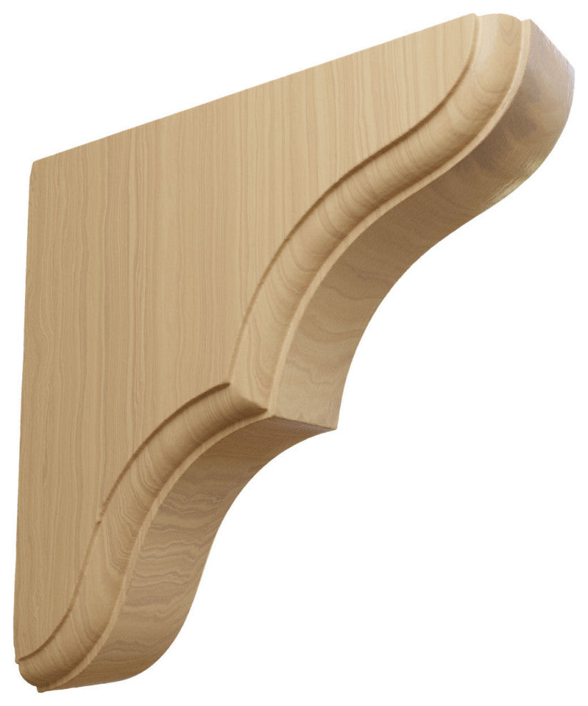 1 3/4"W x 5 1/2"D x 5 1/2"H Stratford Wood Bracket, Cherry