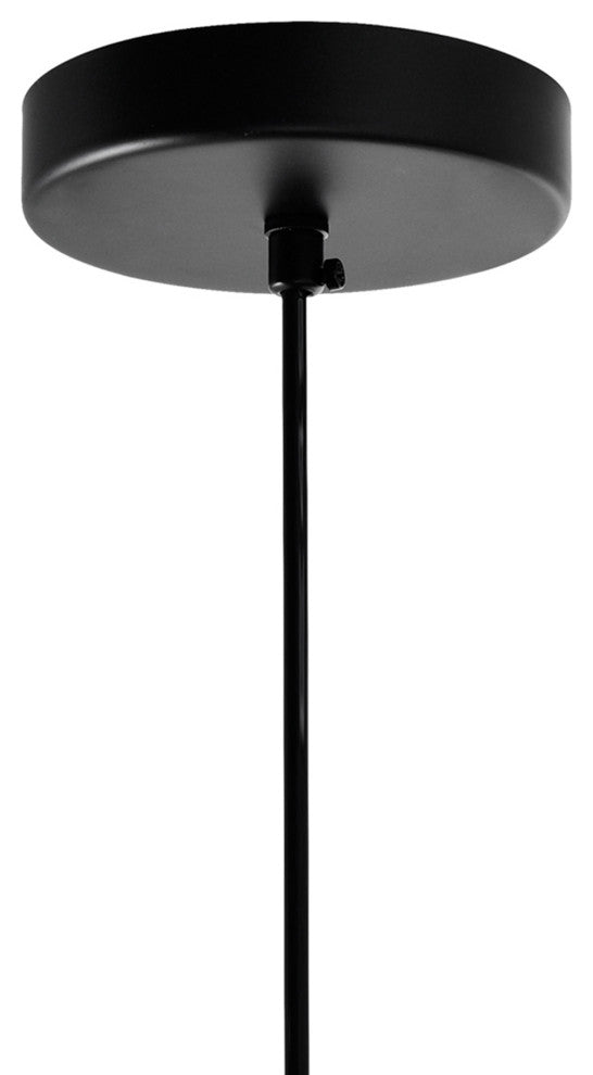 Alethia 1 Light Down Pendant With Black Finish