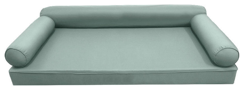 Style6 Full Size Pipe Trim Mattress Bolster Pillow Outdoor Slip Cover ONLY AD002