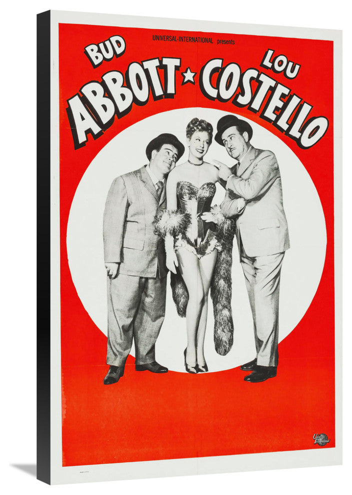 "Abbott & Costello - Stock Poster" Canvas by Hollywood Photo Archive, 20x30"