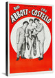 "Abbott & Costello - Stock Poster" Canvas by Hollywood Photo Archive, 20x30"
