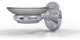 Monte Carlo Wall Mounted Soap Dish, Polished Chrome