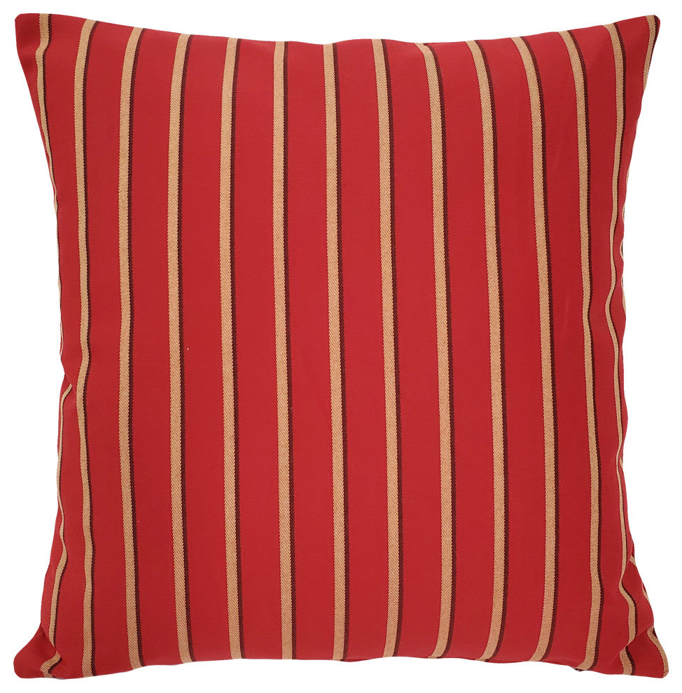 Sunbrella Harwood Crimson Outdoor Pillow 20x20