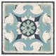 Blue Moroccan Tile 24x24 Canvas Wall Art